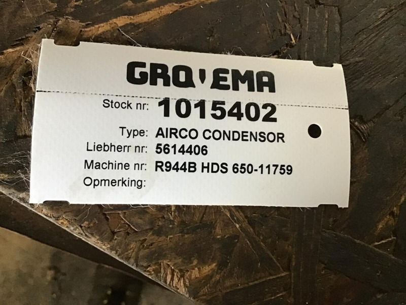 Liebherr - Klimaanlage Ersatzteil: das Bild 2 Liebherr - Klimaanlage Ersatzteil: das Bild 2