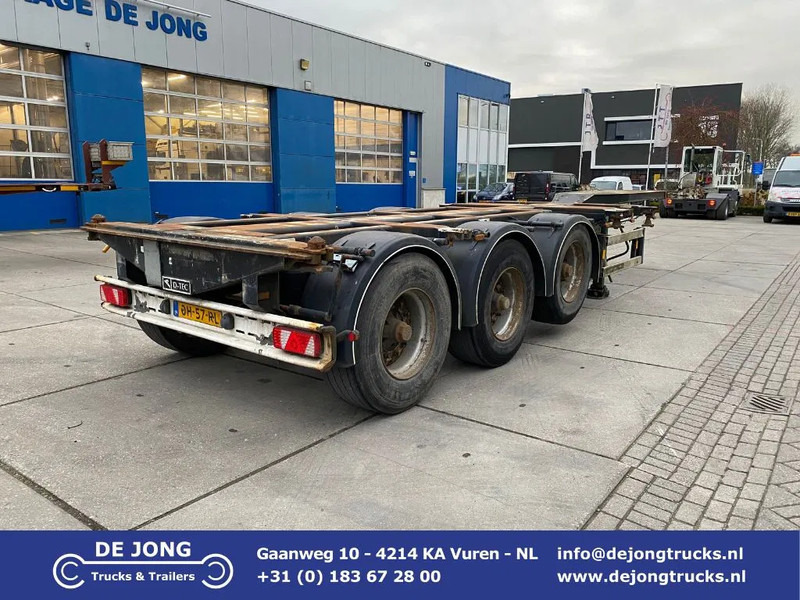 D-Tec FT-43-03V / Flexitrailer / 2x Extendable / BPW / 1x Lift Axle - Container/ Wechselfahrgestell Auflieger: das Bild 1 D-Tec FT-43-03V / Flexitrailer / 2x Extendable / BPW / 1x Lift Axle - Container/ Wechselfahrgestell Auflieger: das Bild 1
