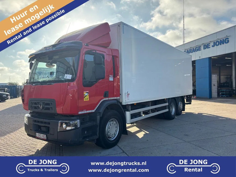 Renault D WIDE 320 6x2 / Closed box / Dhollandia - Koffer LKW: das Bild 1 Renault D WIDE 320 6x2 / Closed box / Dhollandia - Koffer LKW: das Bild 1