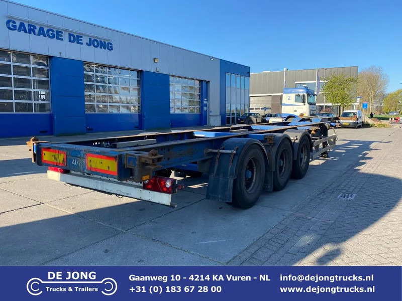 TURBO'S HOET 40 FT / BPW + Disc / 1x Lift Axle / 4690 KG! - Container/ Wechselfahrgestell Auflieger: das Bild 1 TURBO'S HOET 40 FT / BPW + Disc / 1x Lift Axle / 4690 KG! - Container/ Wechselfahrgestell Auflieger: das Bild 1