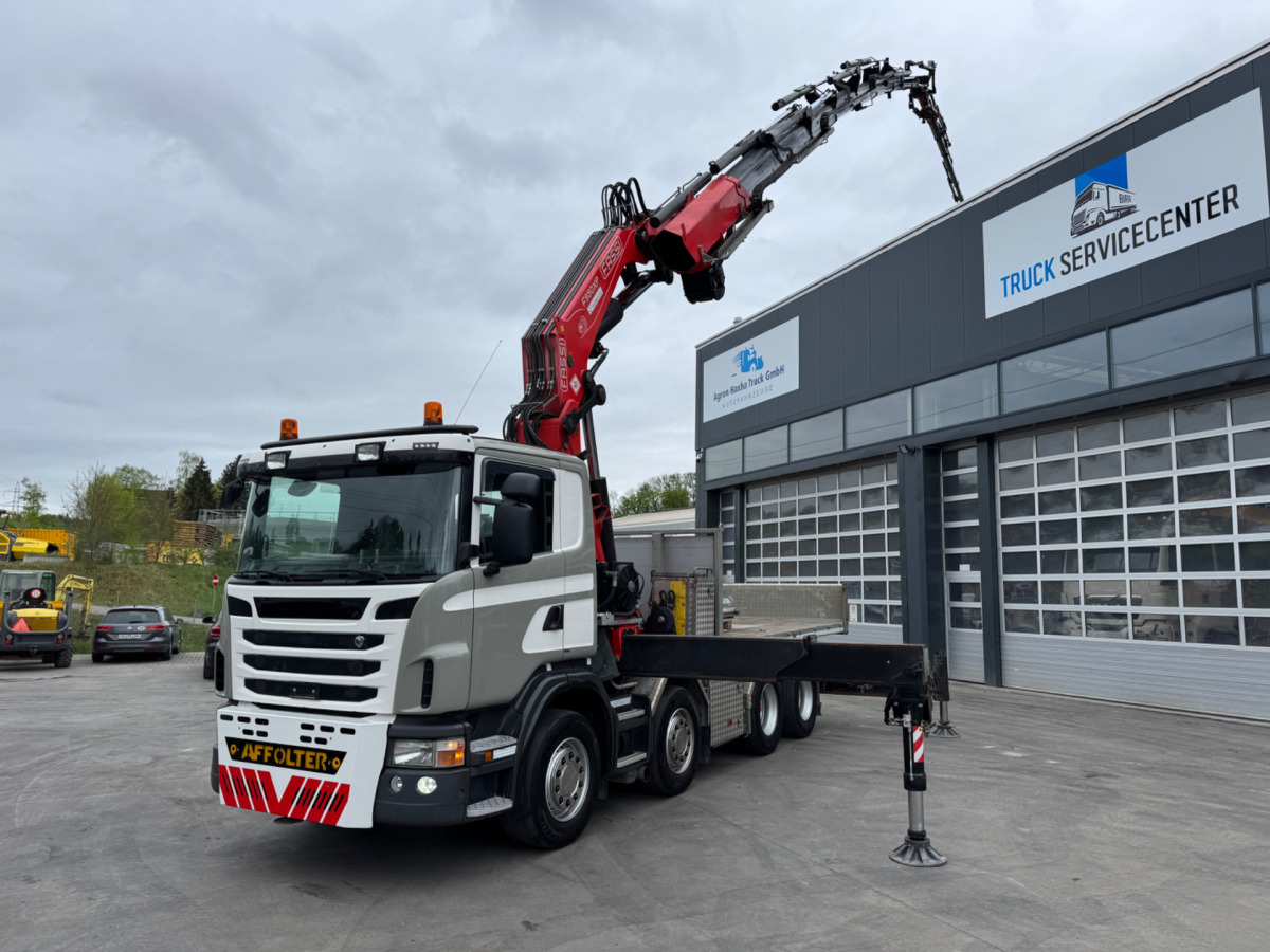 SCANIA G480 8x4 SZM/Pritsche Fassi 950 - Autokran: das Bild 2 SCANIA G480 8x4 SZM/Pritsche Fassi 950 - Autokran: das Bild 2