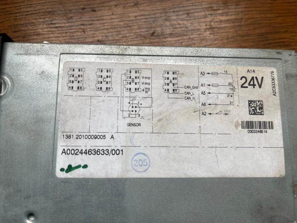 Mercedes Actros MP4 Tachograph A0024463633 - Tachograph für LKW: das Bild 2 Mercedes Actros MP4 Tachograph A0024463633 - Tachograph für LKW: das Bild 2
