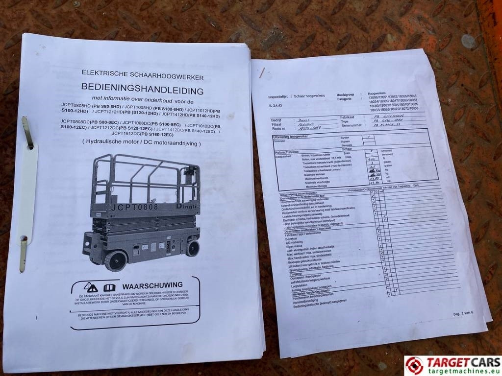 Scherenbühne PB Lifttechnik S140-12EC Electric Scissor Work Lift 1380cm: das Bild 18