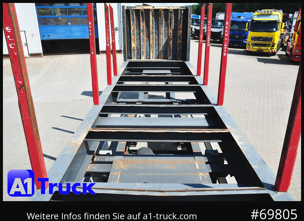 FLIEGL SDS01, Langholz, Containeraufbau, Liftachse, - Holzauflieger: das Bild 2 FLIEGL SDS01, Langholz, Containeraufbau, Liftachse, - Holzauflieger: das Bild 2