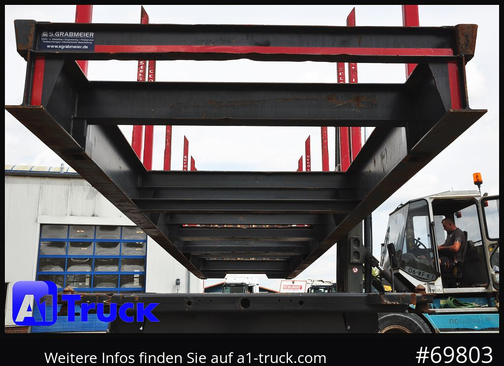 FLIEGL SDS01, Langholz, Containeraufbau, Liftachse, - Holzauflieger: das Bild 3 FLIEGL SDS01, Langholz, Containeraufbau, Liftachse, - Holzauflieger: das Bild 3