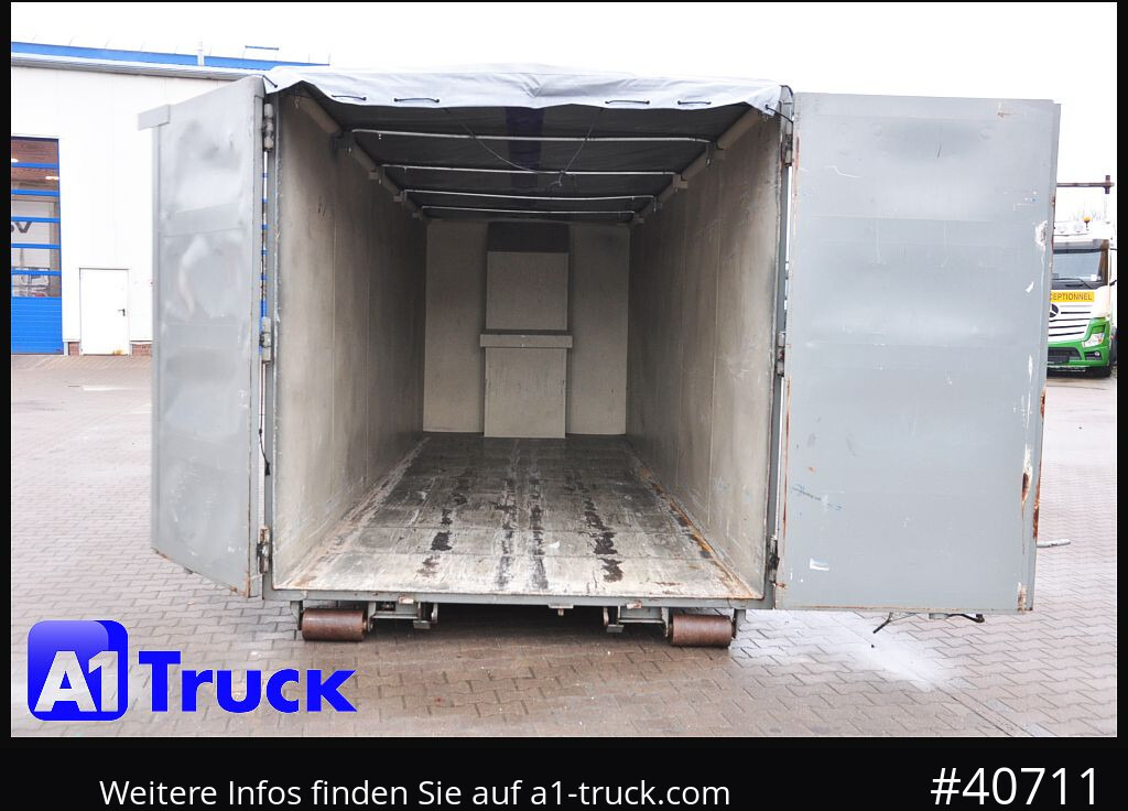 POL OSTEG Abrollcontainer 47,5m³, Mulde, Dachplane, Portaltür - LKW: das Bild 4 POL OSTEG Abrollcontainer 47,5m³, Mulde, Dachplane, Portaltür - LKW: das Bild 4