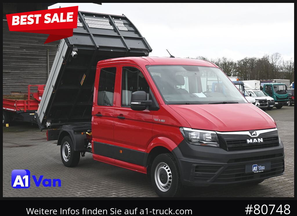 MAN TGE 3.180 Doka Kipper,Klima, AHK,Tüv Neu - Kipper Transporter, Transporter mit Doppelkabine: das Bild 1 MAN TGE 3.180 Doka Kipper,Klima, AHK,Tüv Neu - Kipper Transporter, Transporter mit Doppelkabine: das Bild 1