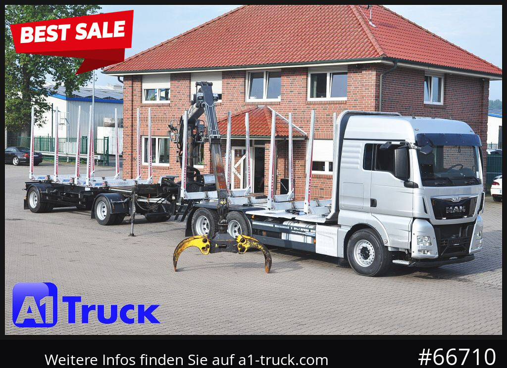 MAN TGX 26.480, Holz Kesla 2109, 6x4, - Holztransporter, Autokran: das Bild 1 MAN TGX 26.480, Holz Kesla 2109, 6x4, - Holztransporter, Autokran: das Bild 1