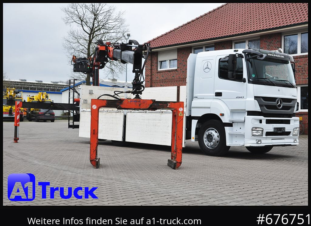 MERCEDES-BENZ Axor 2543, Atlas 170.2 Kran, Lift-Lenkachse, - Pritsche LKW, Autokran: das Bild 1 MERCEDES-BENZ Axor 2543, Atlas 170.2 Kran, Lift-Lenkachse, - Pritsche LKW, Autokran: das Bild 1