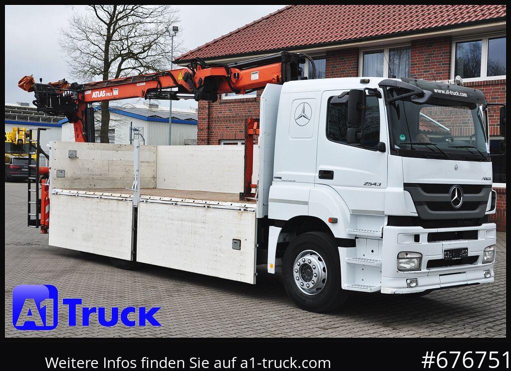 MERCEDES-BENZ Axor 2543, Atlas 170.2 Kran, Lift-Lenkachse, - Pritsche LKW, Autokran: das Bild 3 MERCEDES-BENZ Axor 2543, Atlas 170.2 Kran, Lift-Lenkachse, - Pritsche LKW, Autokran: das Bild 3