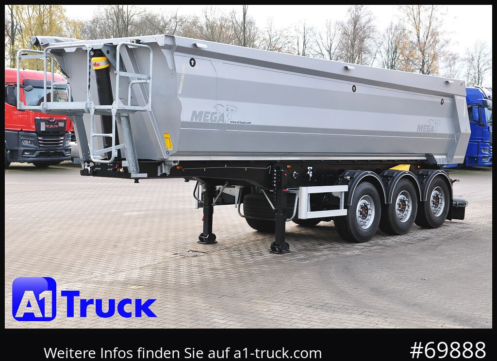 Kipper Auflieger REISCH Mega  28m³ Lift Stahl  SAF Hardox: das Bild 13