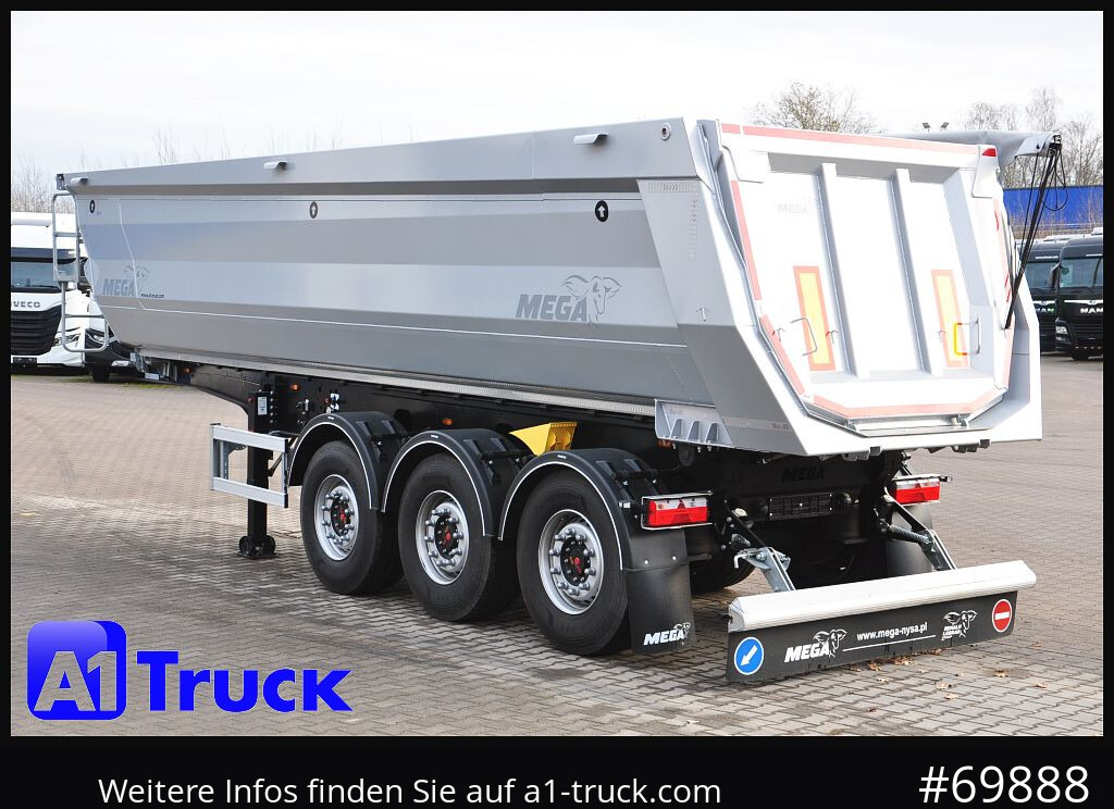 Kipper Auflieger REISCH Mega  28m³ Lift Stahl  SAF Hardox: das Bild 11