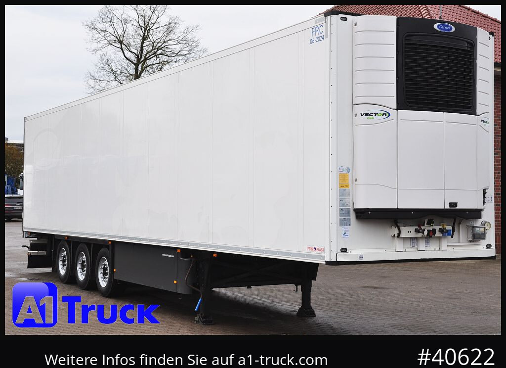 SCHMITZ SKO FP45, Blumenbreite, Carrier 1950. - Kühlkoffer Auflieger: das Bild 1 SCHMITZ SKO FP45, Blumenbreite, Carrier 1950. - Kühlkoffer Auflieger: das Bild 1