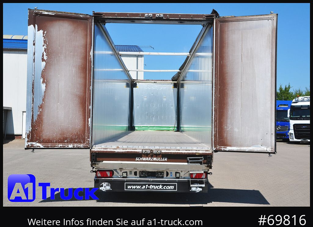SCHWARZMUELLER Vollalu, 90m³, 7620 Kg, Lift CF 8mm, - Schubboden Auflieger: das Bild 2 SCHWARZMUELLER Vollalu, 90m³, 7620 Kg, Lift CF 8mm, - Schubboden Auflieger: das Bild 2