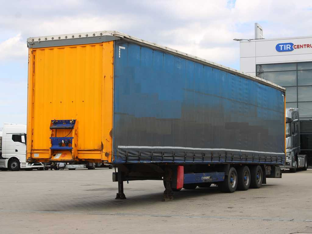 Planenauflieger Krone SD, LIFTING AXLE, LOWDECK, LIFTING ROOF: das Bild 1