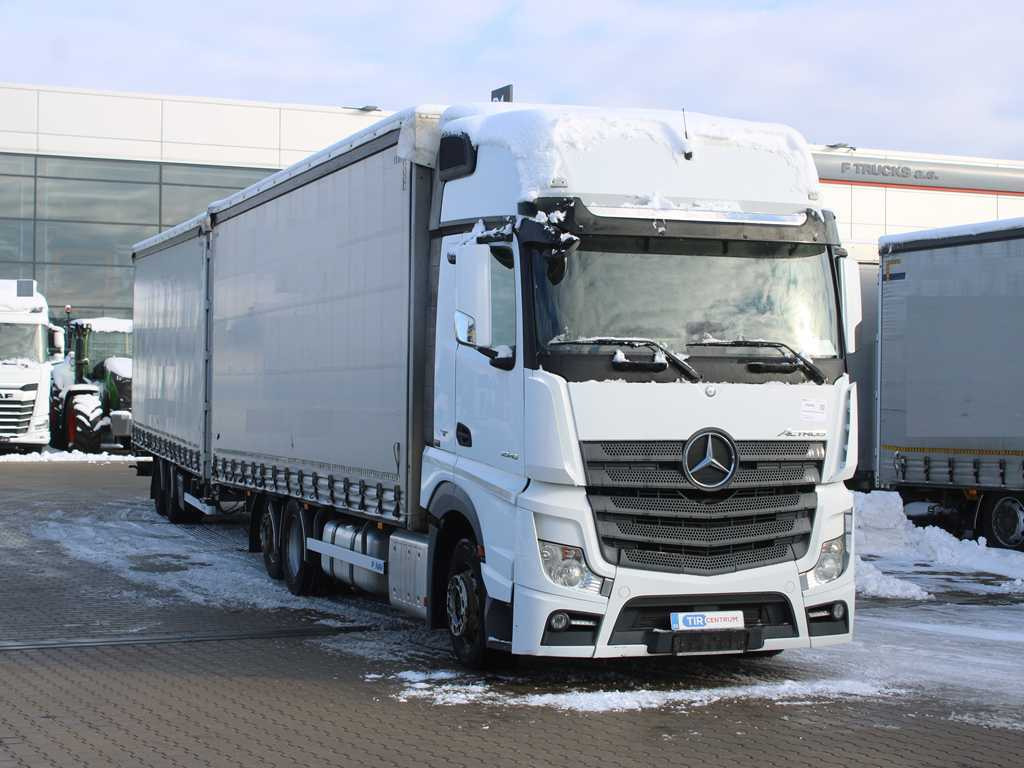 Mercedes-Benz Actros 2545, 6X2, EURO 6, AIR SUSPENSION, DRIVE-THROUGH + PANAV - Plane LKW: das Bild 3 Mercedes-Benz Actros 2545, 6X2, EURO 6, AIR SUSPENSION, DRIVE-THROUGH + PANAV - Plane LKW: das Bild 3