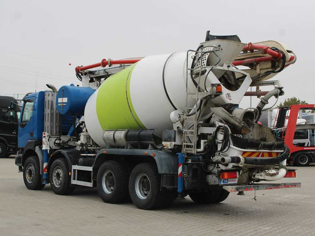 Renault KERAX 420, EURO 3, 7m3, 8X4, CIFA MAGNUM MK 24.4 CONCRETE PUMP - Fahrmischerbetonpumpe: das Bild 5 Renault KERAX 420, EURO 3, 7m3, 8X4, CIFA MAGNUM MK 24.4 CONCRETE PUMP - Fahrmischerbetonpumpe: das Bild 5