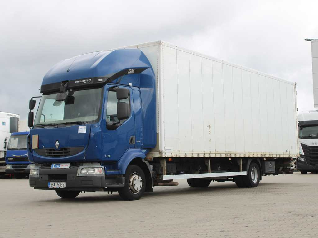 Renault MIDLUM 220, HYDRAULIC FRONT, EURO 5 - Koffer LKW: das Bild 1 Renault MIDLUM 220, HYDRAULIC FRONT, EURO 5 - Koffer LKW: das Bild 1