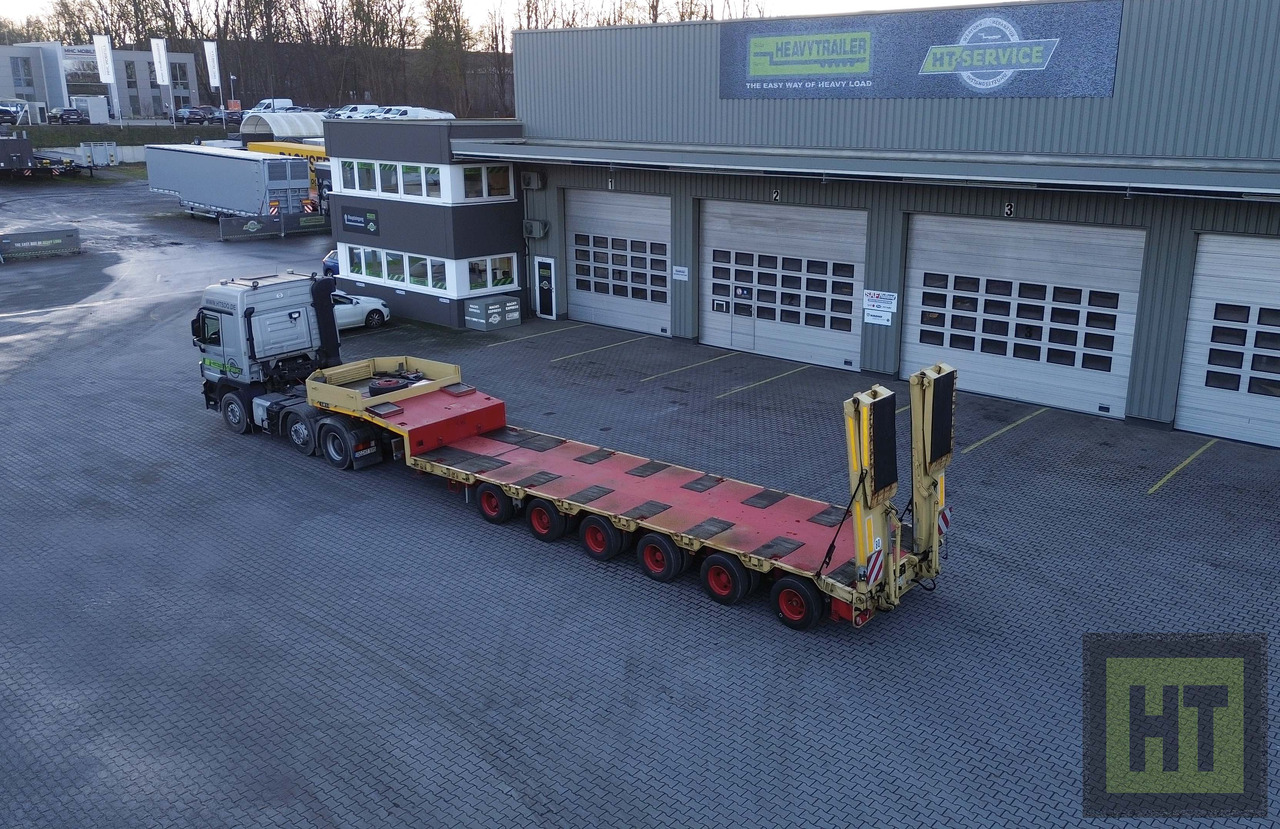 Goldhofer 6-Achs-Tele-Semi mit hydr. Rampen-zwangsgelenkt - Tieflader Auflieger: das Bild 1 Goldhofer 6-Achs-Tele-Semi mit hydr. Rampen-zwangsgelenkt - Tieflader Auflieger: das Bild 1