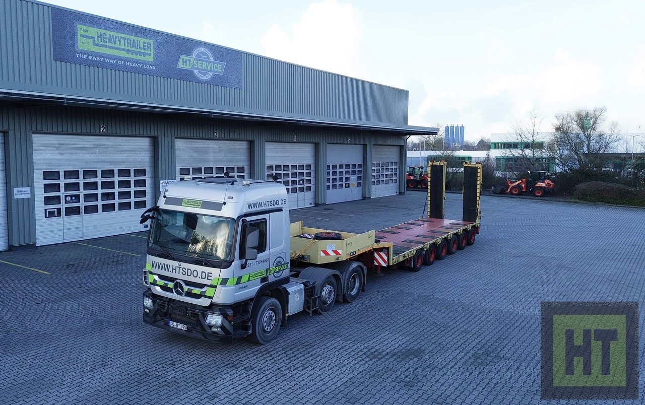 Goldhofer 6-Achs-Tele-Semi mit hydr. Rampen-zwangsgelenkt - Tieflader Auflieger: das Bild 5 Goldhofer 6-Achs-Tele-Semi mit hydr. Rampen-zwangsgelenkt - Tieflader Auflieger: das Bild 5