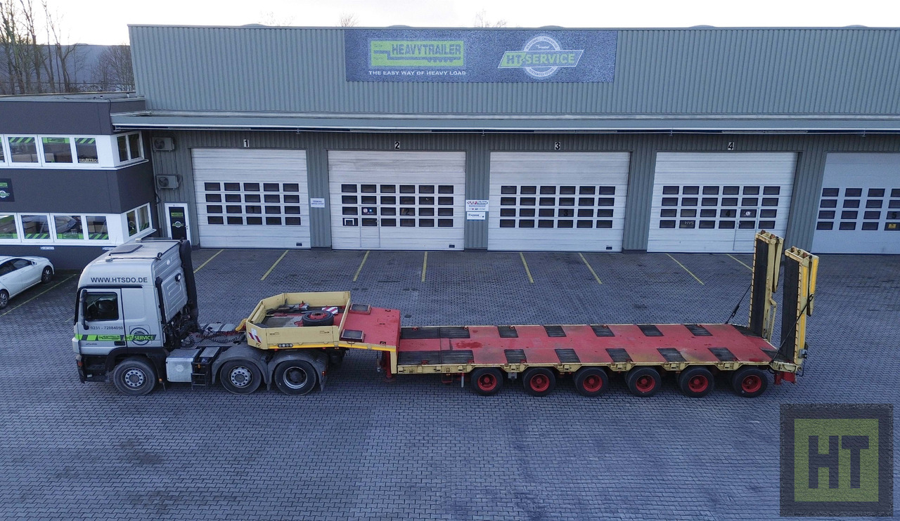 Goldhofer 6-Achs-Tele-Semi mit hydr. Rampen-zwangsgelenkt - Tieflader Auflieger: das Bild 2 Goldhofer 6-Achs-Tele-Semi mit hydr. Rampen-zwangsgelenkt - Tieflader Auflieger: das Bild 2