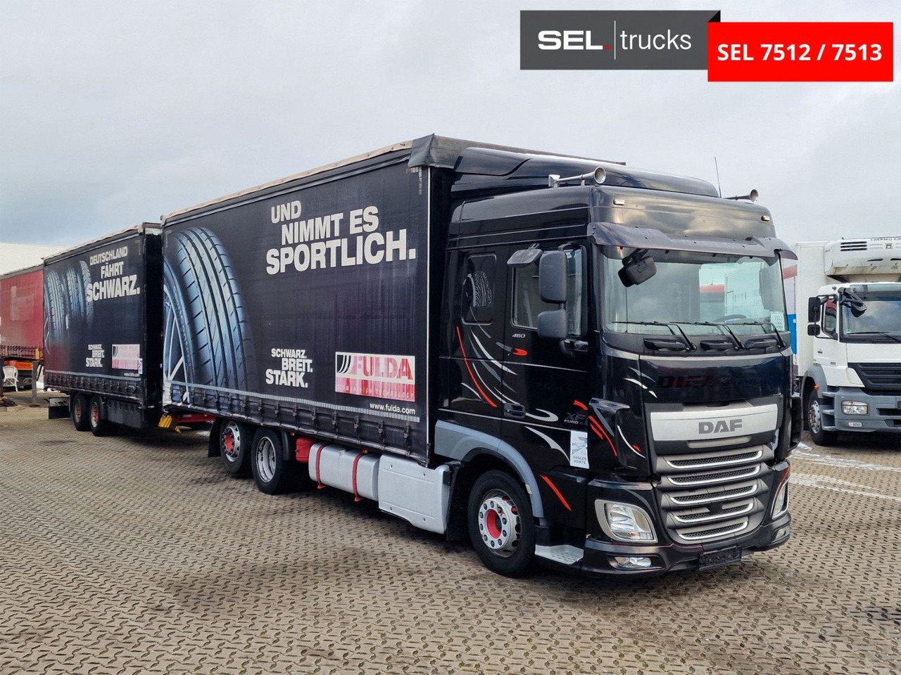 DAF XF 460 FAR / ZF Intarder / Durchladezug - Plane LKW: das Bild 3 DAF XF 460 FAR / ZF Intarder / Durchladezug - Plane LKW: das Bild 3