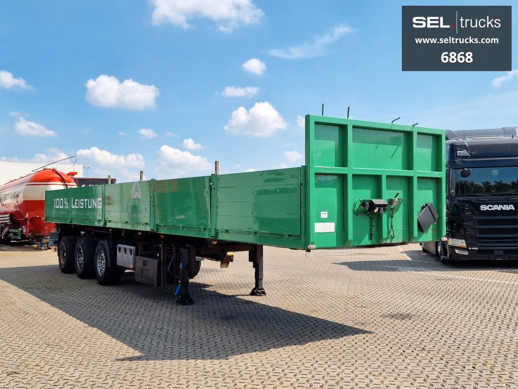 Gloria 35SA / Teleskop / Lenkachse Gloria 35SA / Teleskop /3 x Lenkachse - Pritschenauflieger/ Plattformauflieger: das Bild 3 Gloria 35SA / Teleskop / Lenkachse Gloria 35SA / Teleskop /3 x Lenkachse - Pritschenauflieger/ Plattformauflieger: das Bild 3