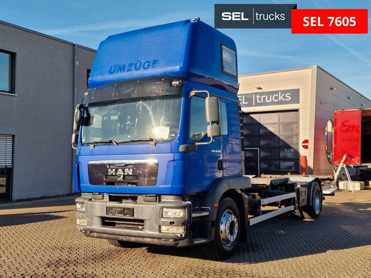 MAN TGM 18.340 4X2 LL / Ladebordwand / 3 Betten - Containerwagen/ Wechselfahrgestell LKW: das Bild 1 MAN TGM 18.340 4X2 LL / Ladebordwand / 3 Betten - Containerwagen/ Wechselfahrgestell LKW: das Bild 1