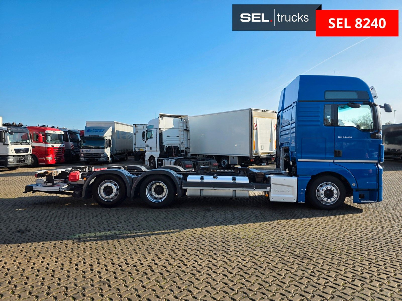 MAN TGX 24.460 6x2-2 LL-U / Ldbw / Standklima - Containerwagen/ Wechselfahrgestell LKW: das Bild 4 MAN TGX 24.460 6x2-2 LL-U / Ldbw / Standklima - Containerwagen/ Wechselfahrgestell LKW: das Bild 4