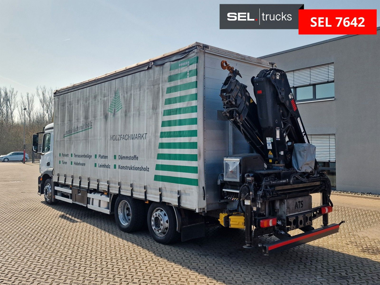 Mercedes-Benz Antos 2540 / Fernbedienung / Lenkachse - Autokran: das Bild 2 Mercedes-Benz Antos 2540 / Fernbedienung / Lenkachse - Autokran: das Bild 2