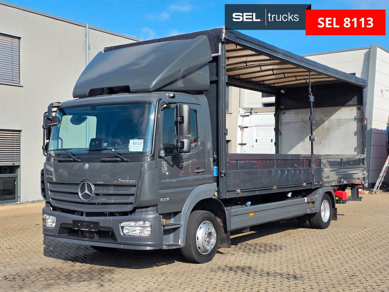 Mercedes-Benz Atego 1221 / Ladebordwand / Rückfahrkamera - Plane LKW: das Bild 1 Mercedes-Benz Atego 1221 / Ladebordwand / Rückfahrkamera - Plane LKW: das Bild 1