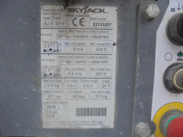 Scherenbühne Skyjack SJ III 3219: das Bild 9