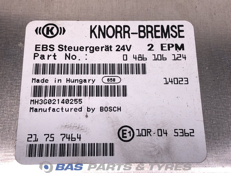 Renault Regeleenheid EBS Renault 7421377527 - Steuergerät für LKW: das Bild 3 Renault Regeleenheid EBS Renault 7421377527 - Steuergerät für LKW: das Bild 3