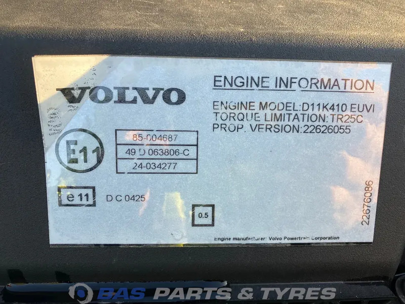 Motor für LKW Volvo FM4 Motor Volvo D11K 410 K2 22692803: das Bild 6 Motor für LKW Volvo FM4 Motor Volvo D11K 410 K2 22692803: das Bild 6