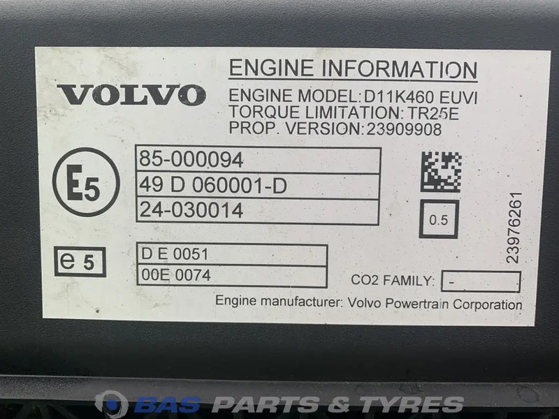 Volvo FM5 Motor Volvo D11K 460 K5 22611917 - Motor für LKW: das Bild 5 Volvo FM5 Motor Volvo D11K 460 K5 22611917 - Motor für LKW: das Bild 5