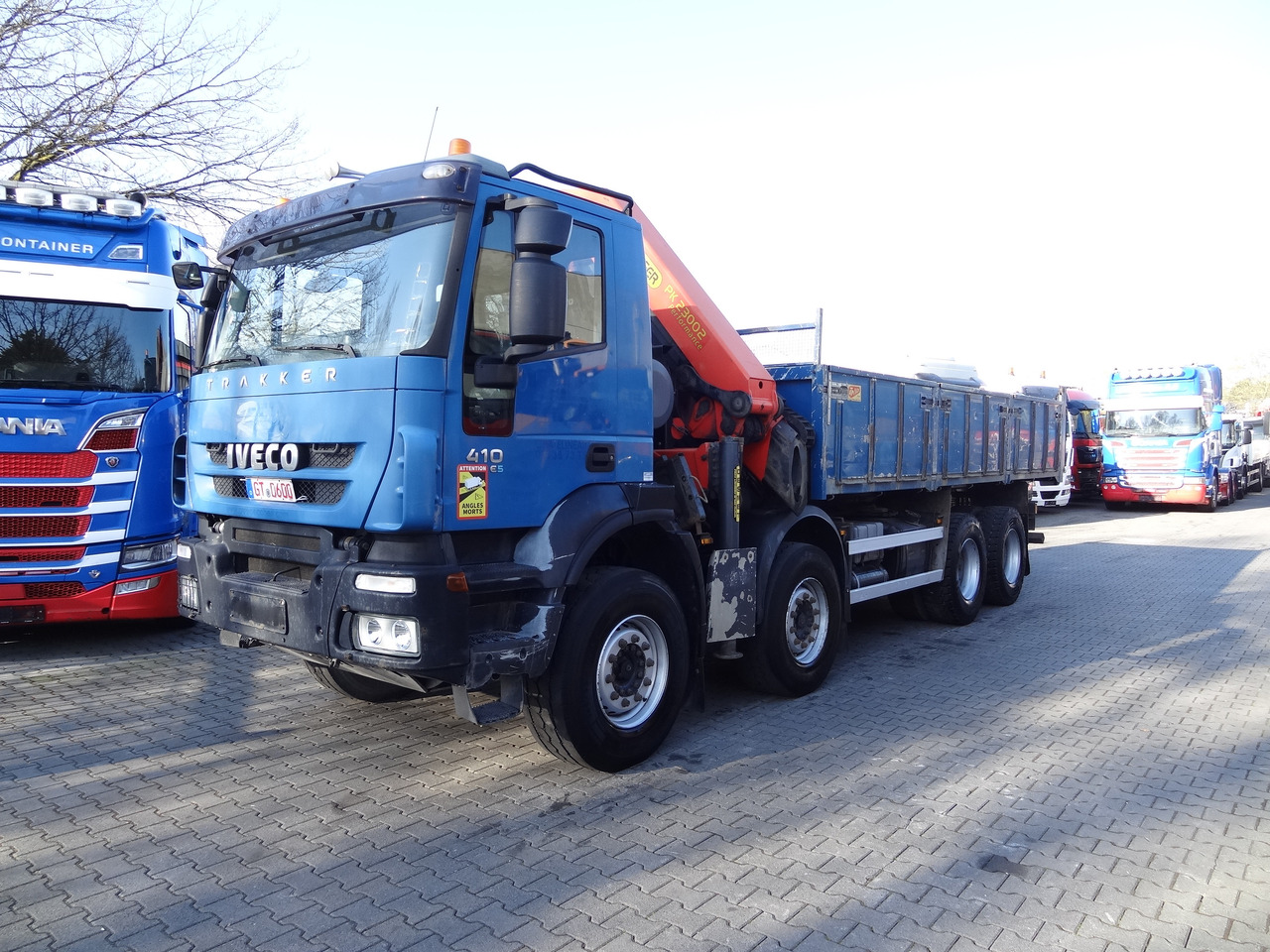 Iveco Trakker AD340T41 8X4 Kipper Kran Palfinger 23002 - Autokran, Kipper: das Bild 1 Iveco Trakker AD340T41 8X4 Kipper Kran Palfinger 23002 - Autokran, Kipper: das Bild 1