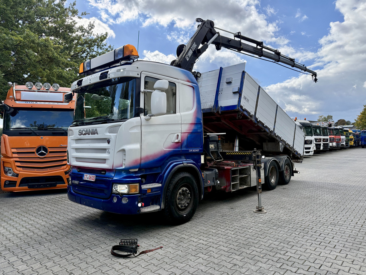 Scania R380 6X2*4 Kipper mit Kran HIAB 220 - Kipper, Autokran: das Bild 1 Scania R380 6X2*4 Kipper mit Kran HIAB 220 - Kipper, Autokran: das Bild 1