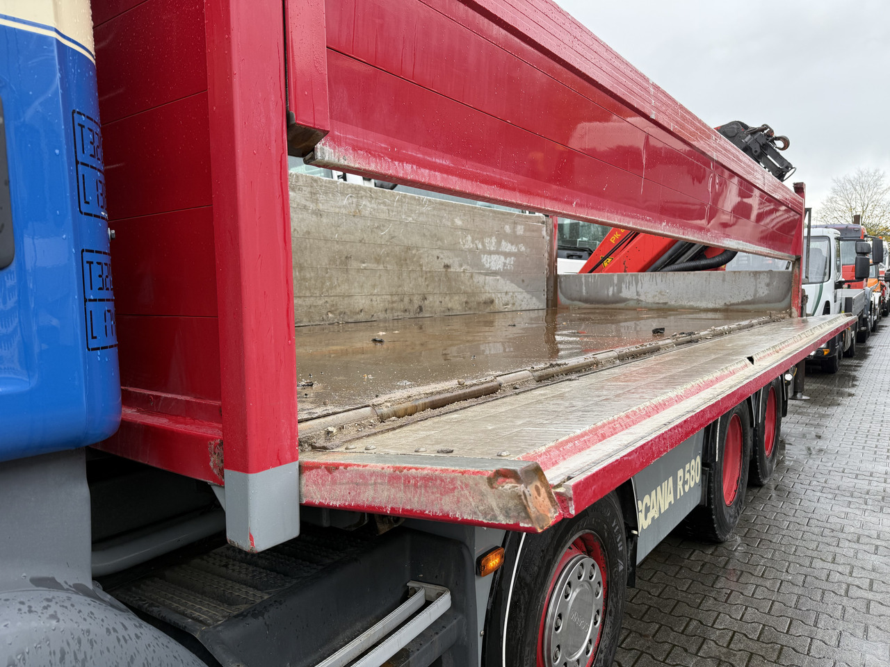 Scania R580 V8 8X4 Kipper Kran Palfinger 22002 - Autokran, Kipper: das Bild 5 Scania R580 V8 8X4 Kipper Kran Palfinger 22002 - Autokran, Kipper: das Bild 5
