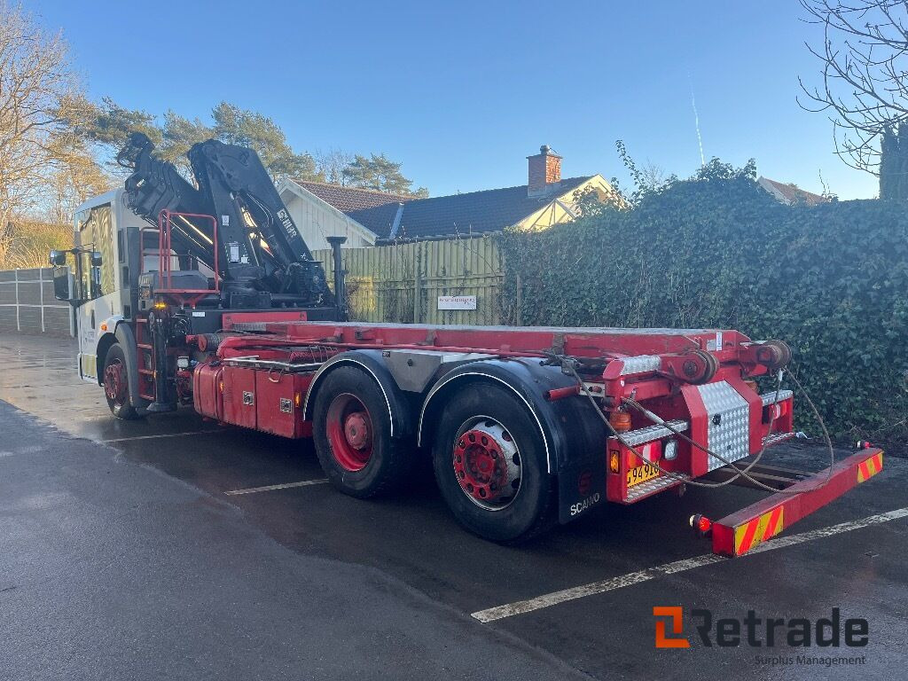 Lastbil MERCEDES-BENZ ECONIC 2630 (L 6x2/4) - Seil Abrollkipper, Autokran: das Bild 5 Lastbil MERCEDES-BENZ ECONIC 2630 (L 6x2/4) - Seil Abrollkipper, Autokran: das Bild 5