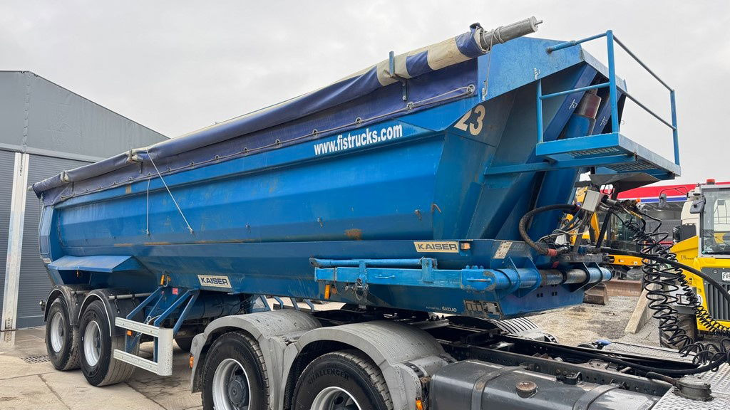 Kaiser Robuste 2 axle tipper trailer - hydr. back - Kipper Auflieger: das Bild 2 Kaiser Robuste 2 axle tipper trailer - hydr. back - Kipper Auflieger: das Bild 2