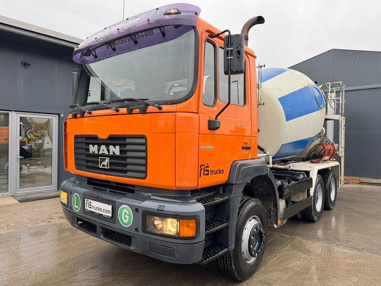 MAN 27.414 FE 410A 6x4 stetter - 7m3 - euro 3 - Betonmischer LKW: das Bild 1 MAN 27.414 FE 410A 6x4 stetter - 7m3 - euro 3 - Betonmischer LKW: das Bild 1