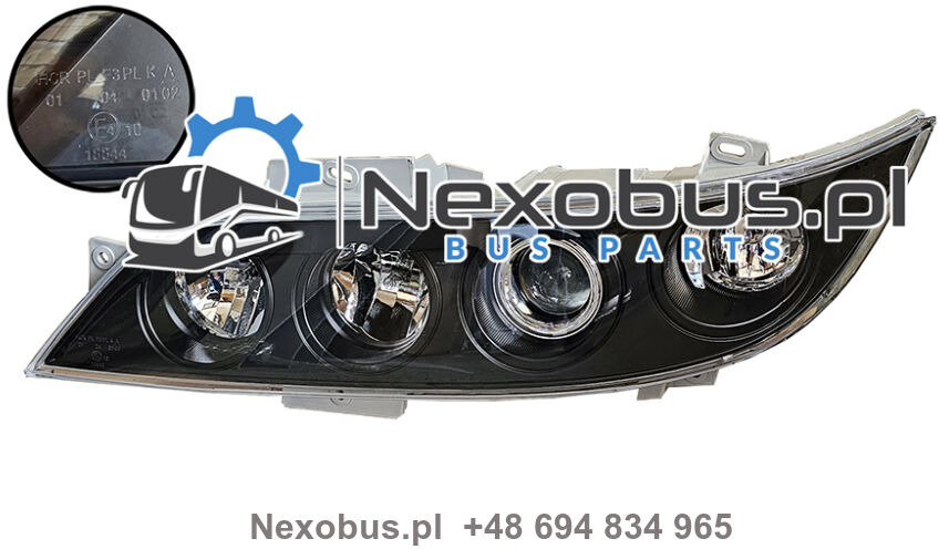 Reflektor Neoplan Skyliner Cityliner Starliner lewy czarne szkło - Hauptscheinwerfer für Bus: das Bild 1 Reflektor Neoplan Skyliner Cityliner Starliner lewy czarne szkło - Hauptscheinwerfer für Bus: das Bild 1