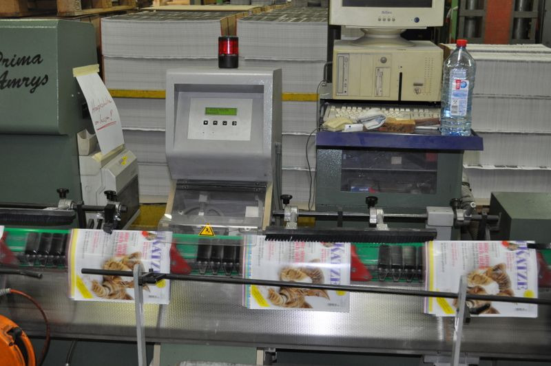 Druckmaschine High Speed saddlestitcher Müller Martini Prima Amrys Year  2000: das Bild 9