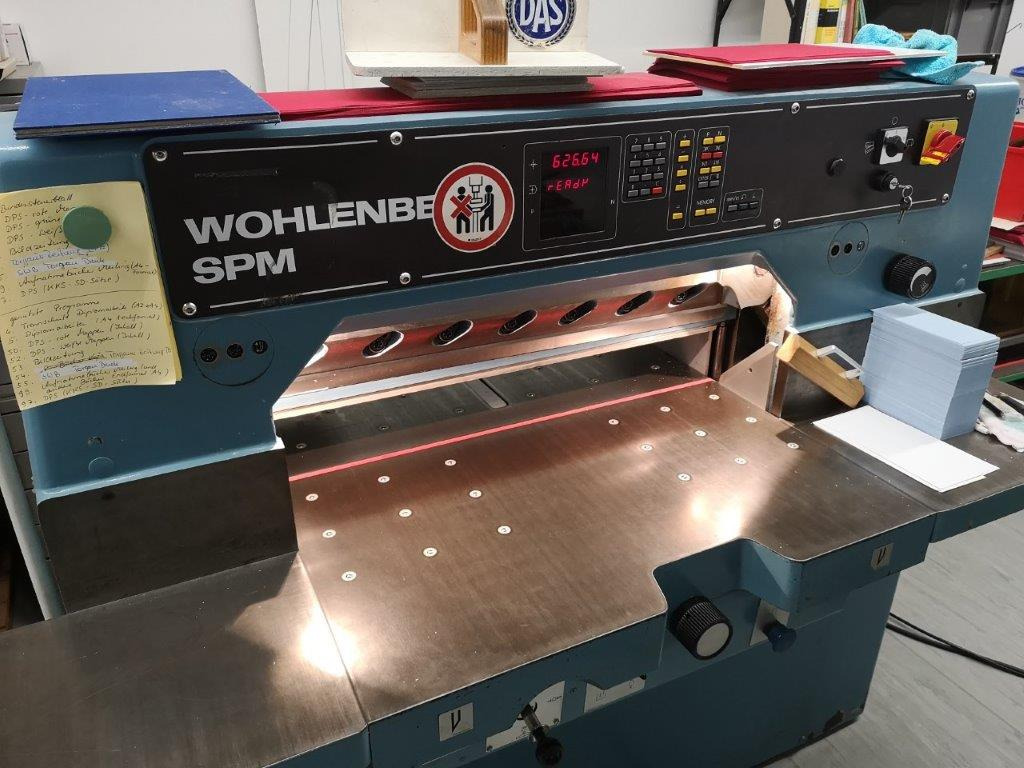 High-speed cutter Wohlenberg WP 76 SPM - Papierschneidemaschine: das Bild 1 High-speed cutter Wohlenberg WP 76 SPM - Papierschneidemaschine: das Bild 1