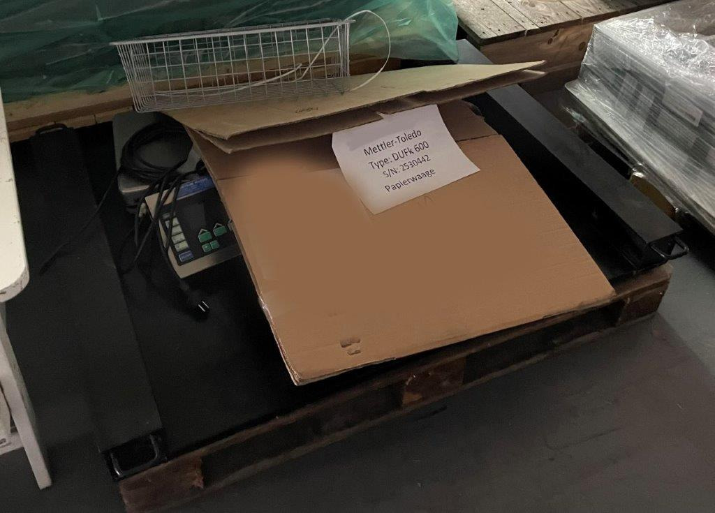 Mettler Toledo DUFK 600 sheet scale with reference scale - Papierschneidemaschine: das Bild 3 Mettler Toledo DUFK 600 sheet scale with reference scale - Papierschneidemaschine: das Bild 3