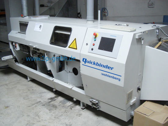 Perfect Binder WOHLENBERG QUICKBINDER with PUR and Gazingunit - Bindemaschine: das Bild 1 Perfect Binder WOHLENBERG QUICKBINDER with PUR and Gazingunit - Bindemaschine: das Bild 1