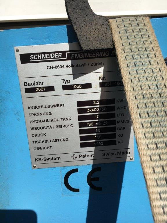 Schneider Enginneering Stacker (Transomat) Model 1058 - Papierschneidemaschine: das Bild 2 Schneider Enginneering Stacker (Transomat) Model 1058 - Papierschneidemaschine: das Bild 2