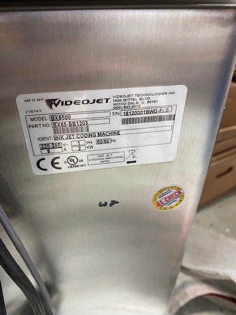 Solvent-based inkjet addressing Videojet BX 6500 - Druckmaschine: das Bild 5 Solvent-based inkjet addressing Videojet BX 6500 - Druckmaschine: das Bild 5