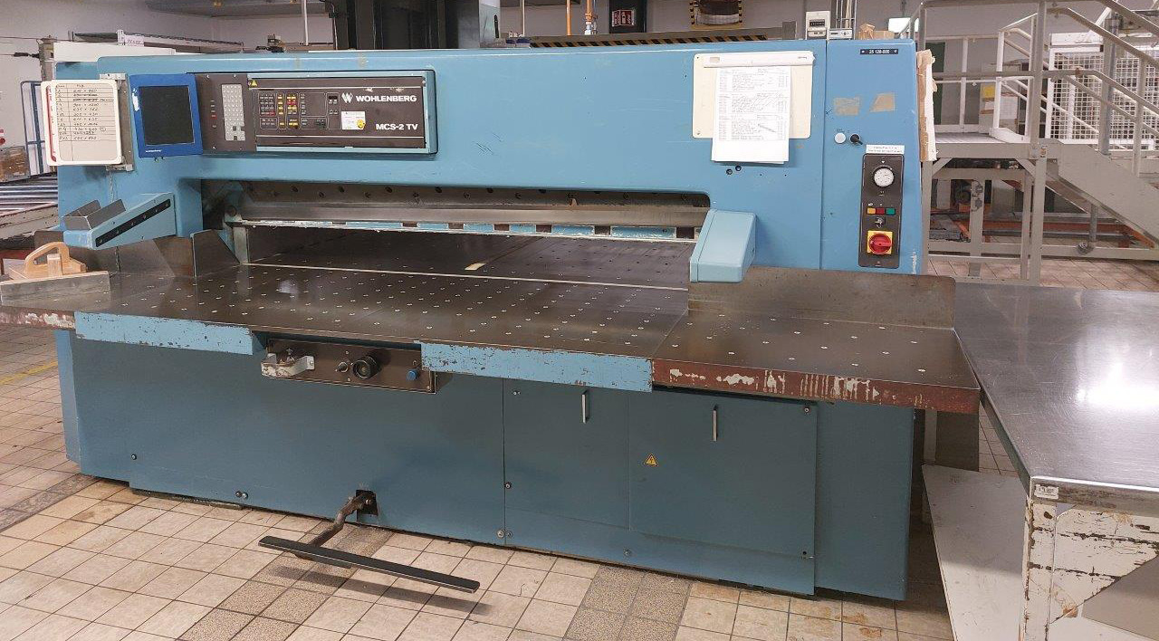 VLF cutting machine WOHLENBERG 185 MCS-2TV - Papierschneidemaschine: das Bild 1 VLF cutting machine WOHLENBERG 185 MCS-2TV - Papierschneidemaschine: das Bild 1