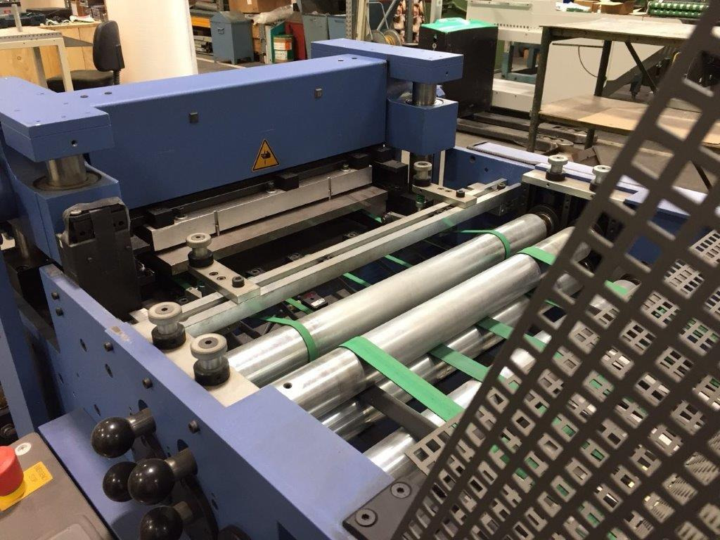 Druckmaschine inline bridge die-cutting machine with feeder and stripping station BOGRAMA BSM 450 basic + UEB 550A + FR550 Servo C: das Bild 9 Druckmaschine inline bridge die-cutting machine with feeder and stripping station BOGRAMA BSM 450 basic + UEB 550A + FR550 Servo C: das Bild 9